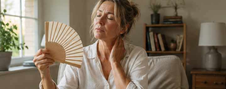 Perimenopause symptom journal and notes used to track changes before discussing them with a doctor.