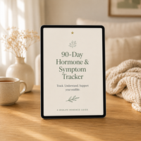 90-Day Hormone & Symptom Tracker: Menopause & Perimenopause Journal