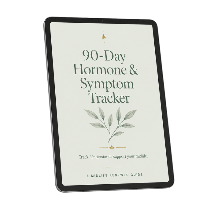 90-Day Hormone & Symptom Tracker: Menopause & Perimenopause Journal